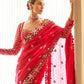 Faux Georgette  Bollywood BlockBuster Orignal Mirror Design