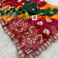 Vibrant Blend C*C Georgette Bandhej Panchrangi Saree