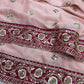 Premium Soft Rangoli Silk Saree with Sequins & Dori Embroidery Work