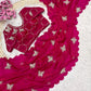 Premium Fandy Satin Blouse with Exquisite Khatli Brits Work