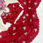 Premium Fandy Satin Blouse with Exquisite Khatli Brits Work