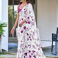 Demanding Floral Style Hand Block Printed Cotton Sarees
