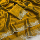 Premium Fendy Chiffon Saree with Complete Zarkan Diamond Work