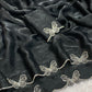 Premium Fendy Chiffon Saree with Complete Zarkan Diamond Work