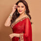 Premium Embroidered Georgette Saree with Zari & Sequin