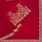 Premium Embroidered Georgette Saree with Zari & Sequin