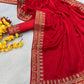 Premium Rangoli Silk Saree with Embroidery, Zari & Sequin