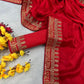 Premium Rangoli Silk Saree with Embroidery, Zari & Sequin