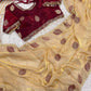 Premium Fendy C-Pallu Satin Designer Saree