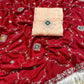 Premium Blooming Chocolate Silk Saree