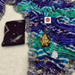 Premium C*C Lehriya Saree with Designer Peacock Work