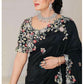 Premium Heavy Soft Georgette Embroidered Saree