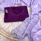 Premium H.O. Silk Saree with Handcrafted Khatli Work
