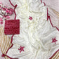 Elegant Charm Chinnon Embroidered Saree with Foil Print Blouse
