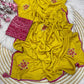 Elegant Charm Chinnon Embroidered Saree with Foil Print Blouse