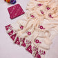 Elegant Handcrafted Designer Crunchy Chiffon Saree