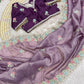 Premium Mono Banglori Saree with Multi-Thread Embroidery & Cutwork Border