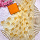 Wetless Jari Print Saree with Mono Banglori Khatli Work Blouse