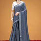 Elegant Tissue Silk & Cotton Blend Saree with Sifli Work Blouse