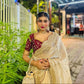 Soft Jimmy Choo Saree with Sequin & Zari Embroidery