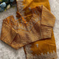 Premium Gold Crush Silk Saree with Heavy Zari, Sequins & Coding