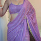 Premium Heavy Georgette Saree with Exquisite Embroidery & Sequence Work