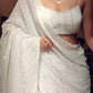 Premium Heavy Georgette Saree with Exquisite Embroidery & Sequence Work
