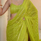 Premium Heavy Georgette Saree with Exquisite Embroidery & Sequence Work