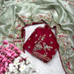 Soft Jimichu Silk Party Wear Saree With Multi Embroidery Work