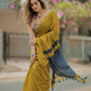 Premium Khadi Cotton Handloom Saree Artisan Woven