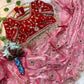 Premium Fendy Satin Saree with 3mm Sequence Embroidery & Heavy Border