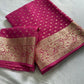 Premium Viscose Georgette Saree With Running Blouse