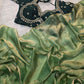 Premium Space Silk Saree with Heavy Sequin Embroidery