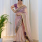 Luxury Soft Twill Net Saree With Heavy Sequin & Jari Dori Work