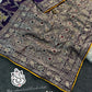 Pure Dola Silk Designer Saree with Cutdana–Moti Handwork
