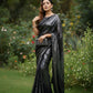 Heavy Georgette Saree with Multicolour Sequins Embroidery
