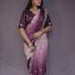 Designer Chocolate Padded Saree with Resham–Jari