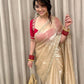 Premium Soft Jimmy Choo Saree Sequins & Katdana Handwork