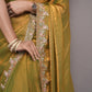 Premium Dual-Tone Fendy Chiffon Saree Set