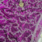 Luxurious Space Silk Saree Trending Handwork Design Original Beads Work