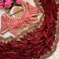 Soft Fendy Satin Saree with 3 mm Sequence Embroidered Border