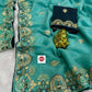 Premium Crunchy Silk Saree with Heavy Jarkan Diamond Work