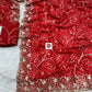 Soft Georgette Silk Bandhani Saree Heavy C-Pallu Sequins & Zari Work