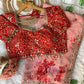 Premium Soft Pure Georgette Embroidery Saree Floral Thread Work