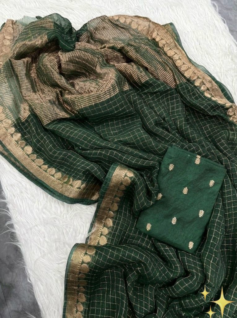 Premium Viscose Georgette Saree with Matching Viscose Blouse