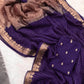 Premium Viscose Georgette Saree with Matching Viscose Blouse