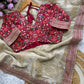 Pure Soft Zimmy Choo Silk Saree with Heavy Multi-Thread Embroidery & Sequin Work