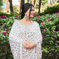 Premium Japan Satin Digital Print Saree with Khatli Handwork & Arco Border