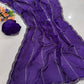 Premium Space Satin Soft Silk Saree with Jarkhan Work & Running Work Blouse