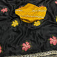Soft Rangoli Silk Premium Embroidered Mirror Work Saree